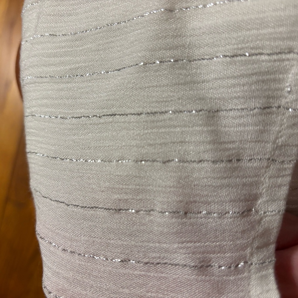 Forever 21 White Jumpsuit with Silver Accents - Picture 11 of 12